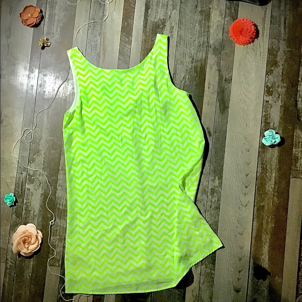 🏖Coveted Clothing lime sun dress⛱